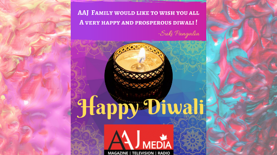 May this Diwali bring you luck and bring you closer to your dreams.
Happy Diwali from AAJ Family to yours !😊

#diwali #festivaloflights  #SouthAsia  #heritage #culture