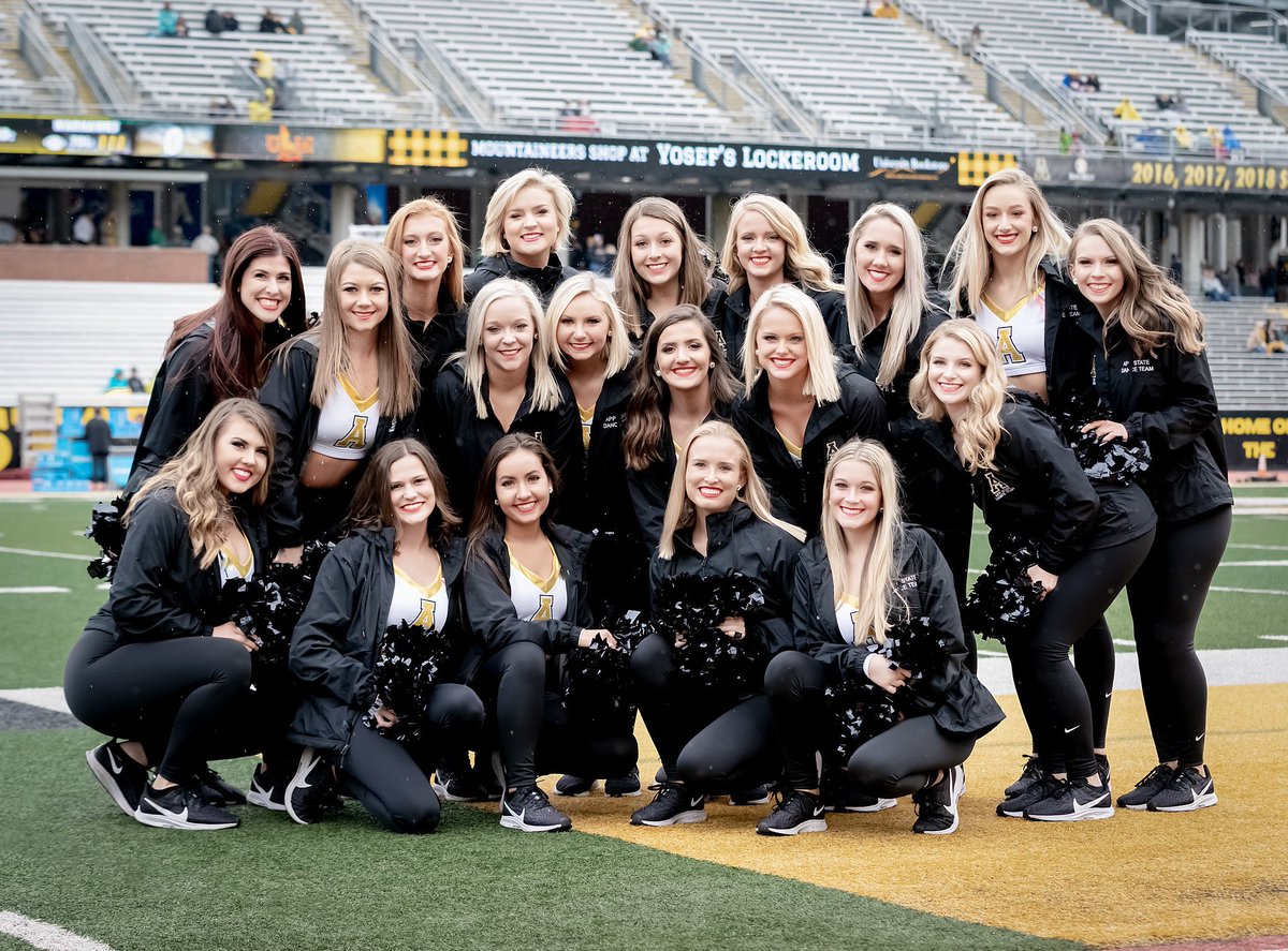 App State Dance Team (@appstatedt) on Twitter photo Secured another win over South Alabama yesterday, and App moved up to spot #20 in the Coaches Poll! Go mountaineers and <a href="/AppState_FB/">App State Football</a> !! 🖤✨ We love cheering you on! Secured another win over South Alabama yesterday, and App moved up to spot #20 in the Coaches Poll! Go mountaineers and <a href="/AppState_FB/">App State Football</a> !! 🖤✨ We love cheering you on!