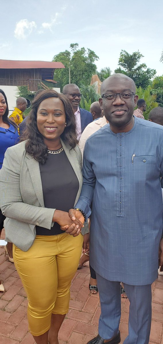 KumShirley's tweet photo. With the Honorable Minister for Information, Kojo Oppong Nkrumah at the just ended 2019 National PR & Communications Summit.
His speech highlighted the role of Public Relations Practitioners in the Ghana Beyond Aid Agenda.
#PRSummit19 https://t.co/R1jX6V9S5X