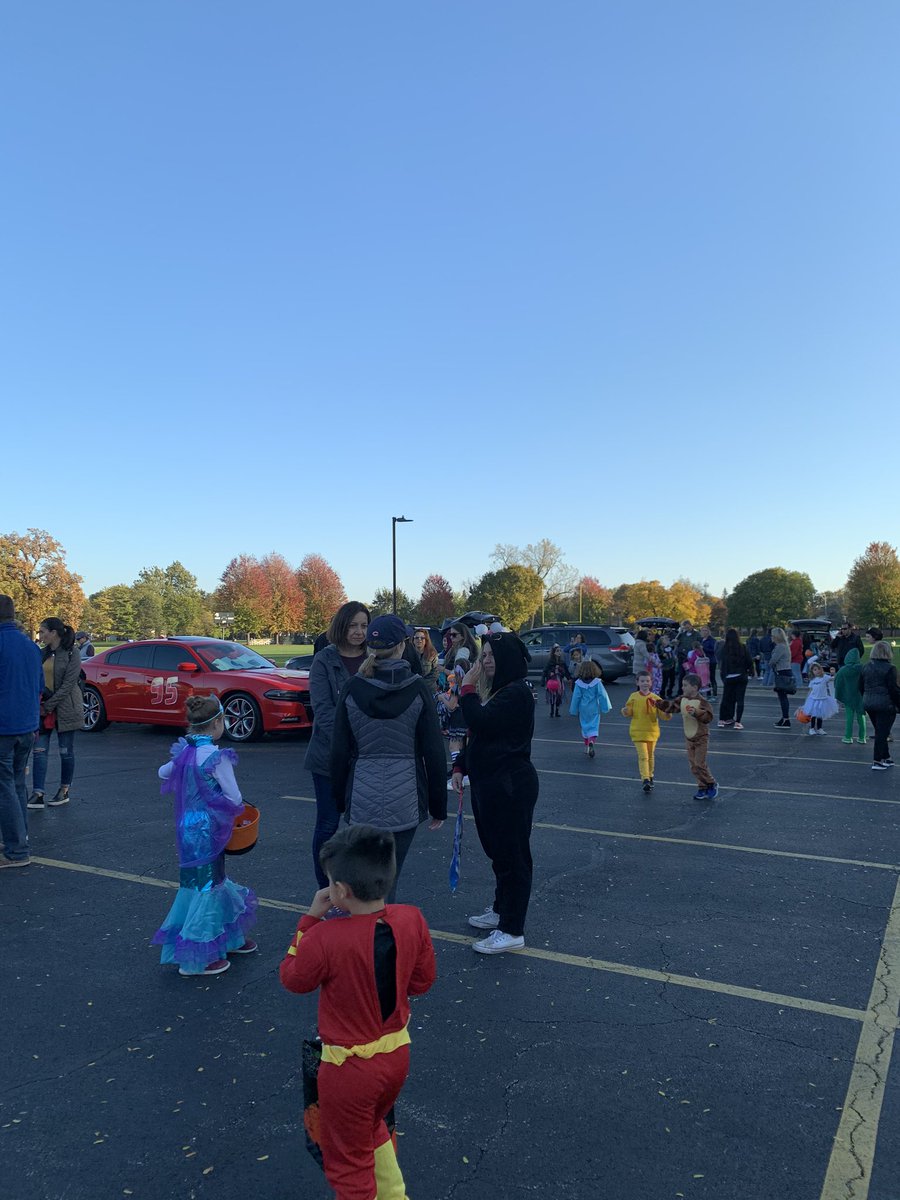 Beautiful day for a Falcon Trunk-or-Treat!