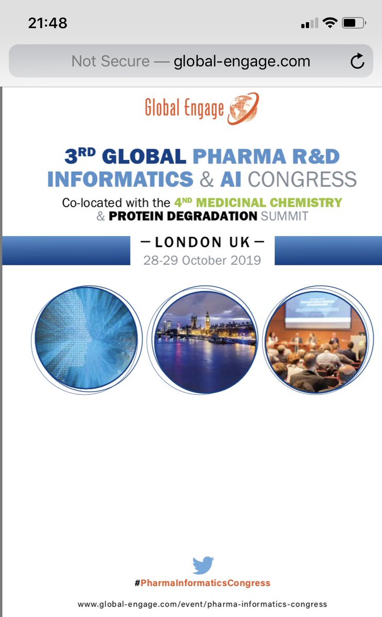 compchem's tweet image. ... landed! Ready to be part of the #PharmaInformaticsCongress, #MedChemSummit by @globalexchange