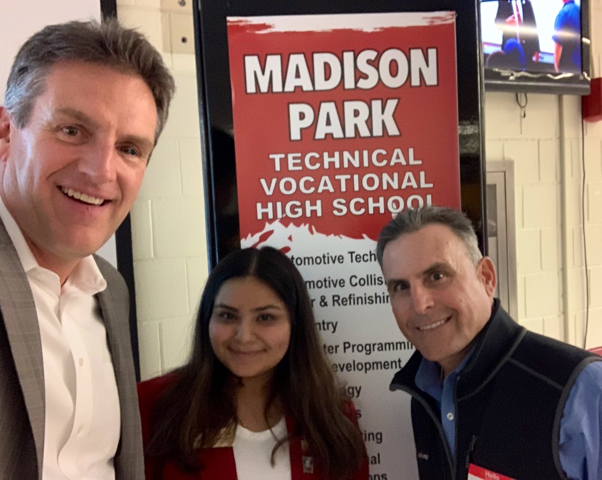 Jay Ash (@jayashmacp) on Twitter photo The Weekender: only better than the surprise of seeing voc Ed champ <a href="/miketamasi/">Michael Tamasi</a> @ my <a href="/MadsonParkTVHS/">MadisonParkTVHS</a> speech this week was meeting Melanie Sola, top student, impressive young woman, &, listen up, Chancellor Moloney, aspiring <a href="/UMassLowell/">UMass Lowell</a> engineer. One of many good things @ MPTVHS! The Weekender: only better than the surprise of seeing voc Ed champ <a href="/miketamasi/">Michael Tamasi</a> @ my <a href="/MadsonParkTVHS/">MadisonParkTVHS</a> speech this week was meeting Melanie Sola, top student, impressive young woman, &, listen up, Chancellor Moloney, aspiring <a href="/UMassLowell/">UMass Lowell</a> engineer. One of many good things @ MPTVHS!