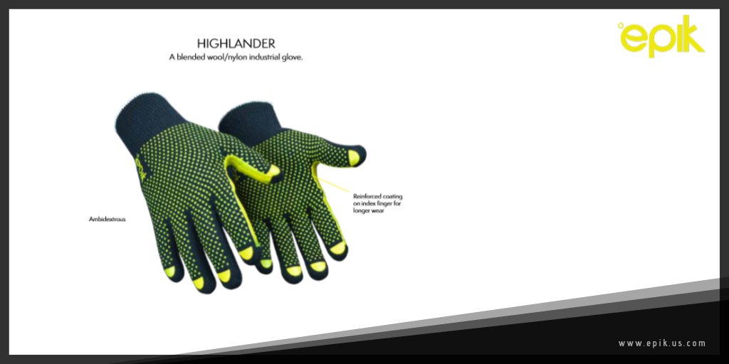 Epikproducts's tweet photo. HIGHLANDER
A blended wool/nylon industrial glove. 

Order Now:https://t.co/Uryfo0heUc
#safetywear
#foodprocessingsafety
#personalprotection
#Epik https://t.co/JGhxgiwMY7