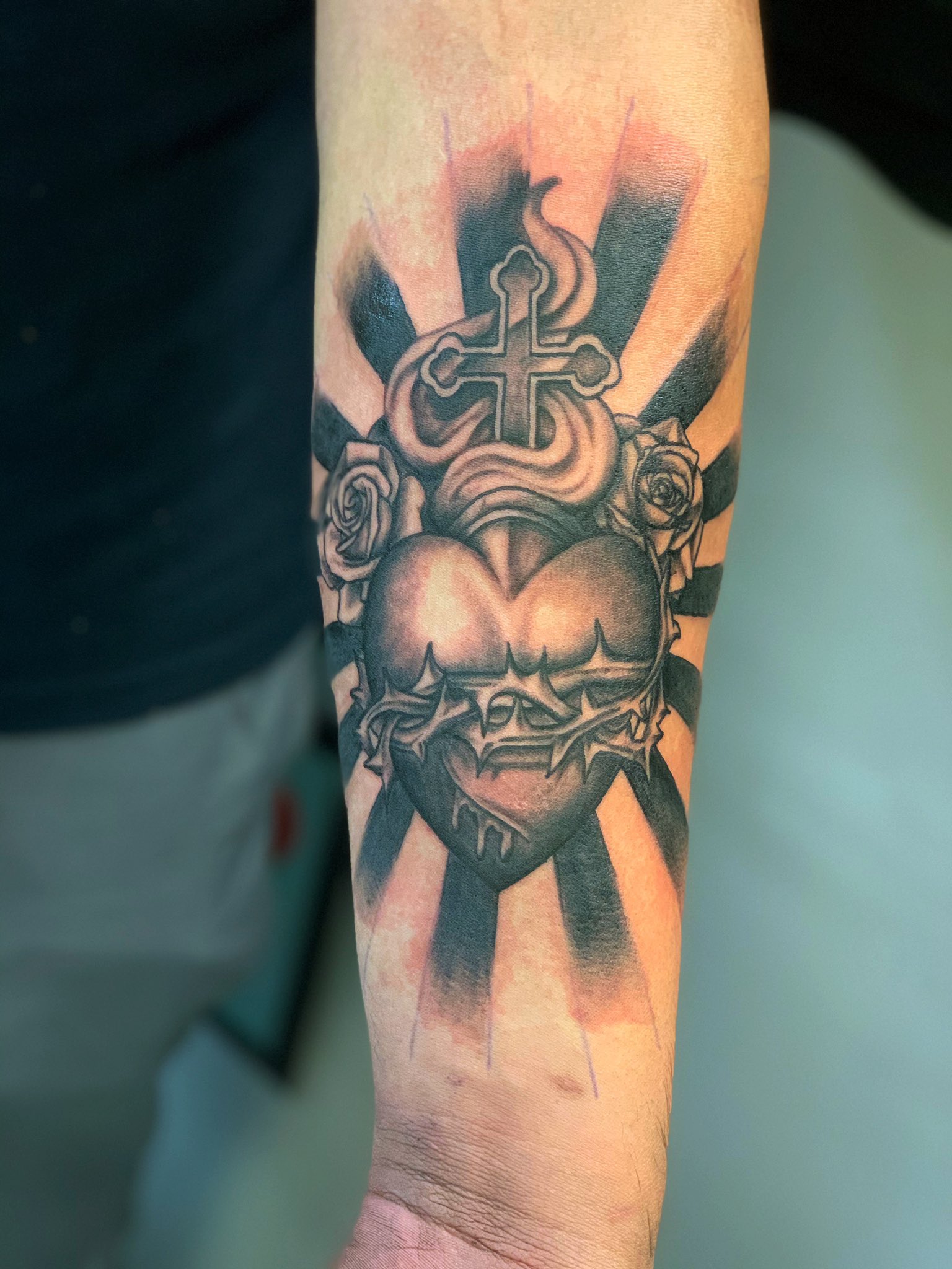 Sacred Heart  Tattoo Abyss Montreal