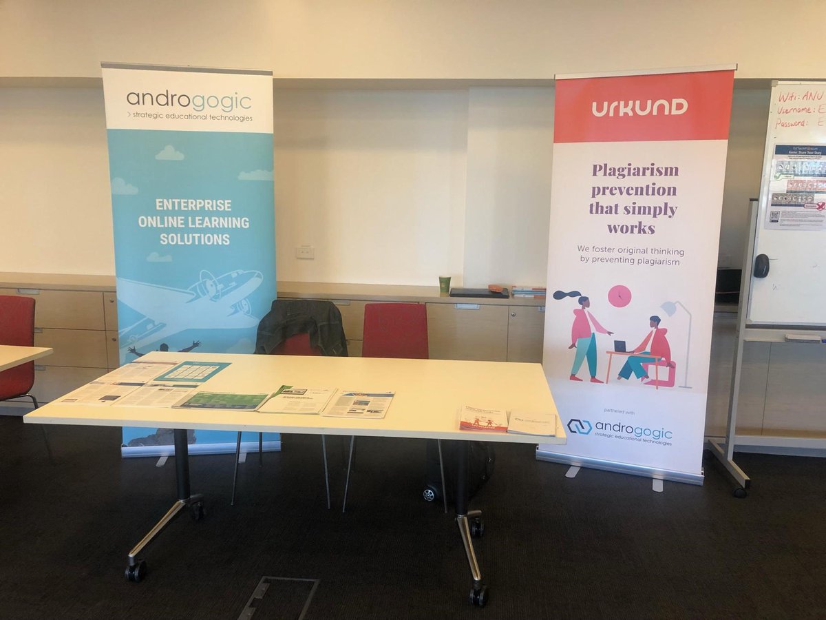 androgogue's tweet photo. @EdTechPosium is here! Be sure to say hi to the Androgogic team and learn about our #onlinelearning & #EduTech solutions including @urkund, our new #plagiarismprevention software partner!
#EdTechPosium #EducationalTechnology #etp19 #Place #Purpose #Possibilities #URKUND @urkund https://t.co/X0sK8CZ8M4