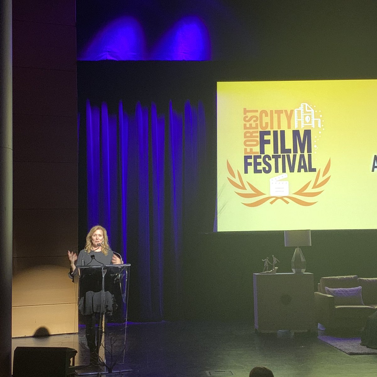 Big shoutout to our executive director Dorothy Downs for such an amazing festival 🎞❤️🎉 @londonlibrary @TheWolfLdn #FCFF2019