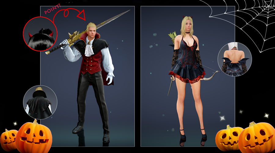 公式 黒い砂漠モバイル Gmだより ハロウィン限定衣装 ブラッディシリーズ 頭の赤いツノがとってもかわいいです 吸血鬼やサキュバスを連想させる素敵な衣装で ハロウィンをもっと楽しみましょう 黒い砂漠mobile 黒い砂漠モバイル T 公式 黒い砂漠モバイル Gmだより ハロウィン限定衣装 ブラッディシリーズ 頭の赤いツノがとってもかわいいです 吸血鬼やサキュバスを連想させる素敵な衣装で ハロウィンをもっと楽しみましょう 黒い砂漠mobile 黒い砂漠モバイル T