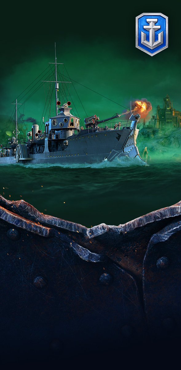 World Of Warships レジェンズ公式 ハロウィーン壁紙 パート2 ハロウィーン限定モード トランシルヴァニアを救え から 特別駆逐艦 Blade ブレード の壁紙が到着 イベント期間中はブレードも 全プレイヤーが使用できます