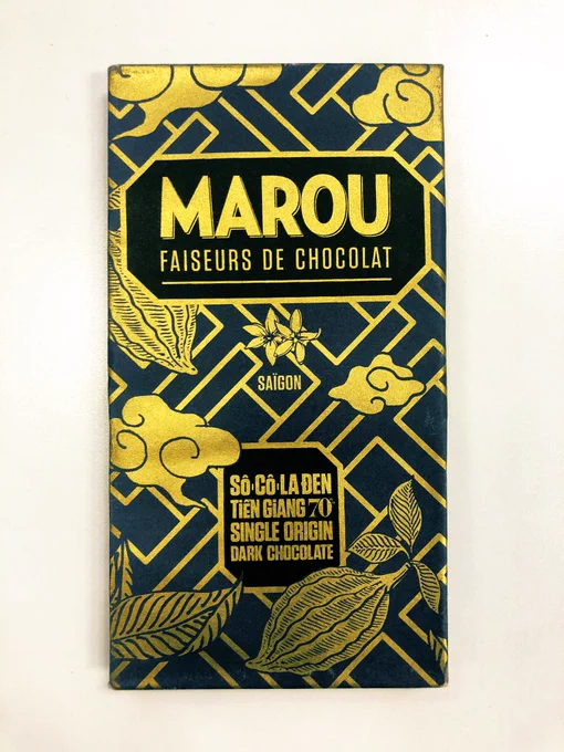 I got a chocolate from Vietnam from my friend.
The package is soooo nice!✨ 