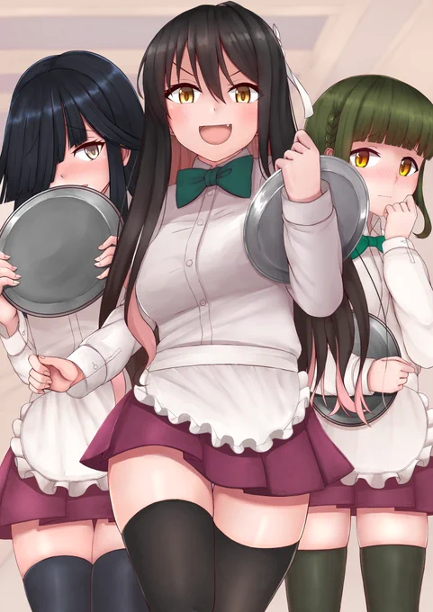 #誰かの推し作家になりたい
照れてる顔とか、別の衣装着せたりするのが好きです。
あと太ももが好き? 