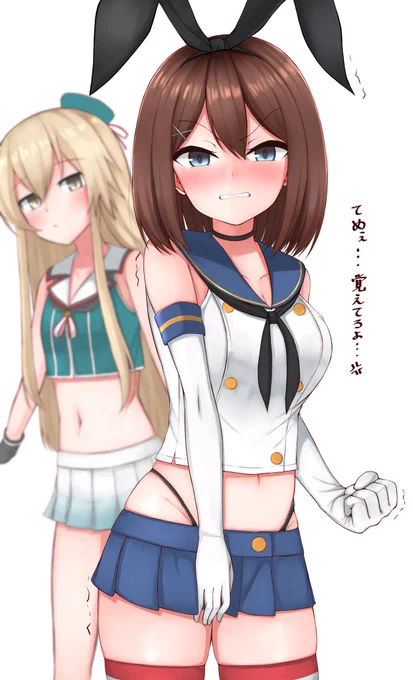 #誰かの推し作家になりたい
照れてる顔とか、別の衣装着せたりするのが好きです。
あと太ももが好き? 