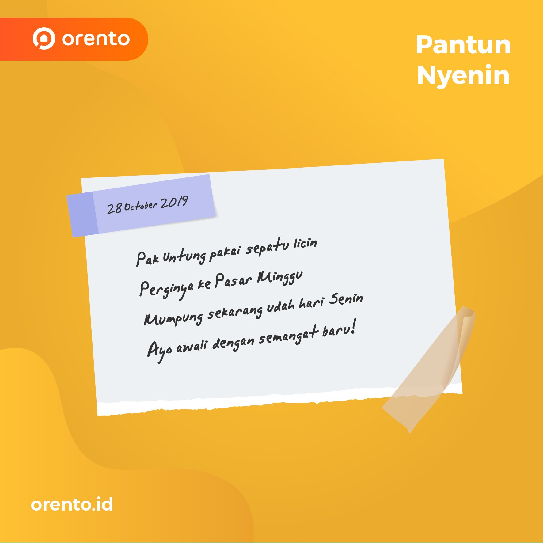 Orento Id On Twitter Selamat Hari Senin Ya