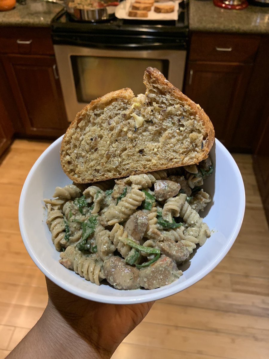 Savory edibles are my favorite weed infused pesto pasta & garlic bread 