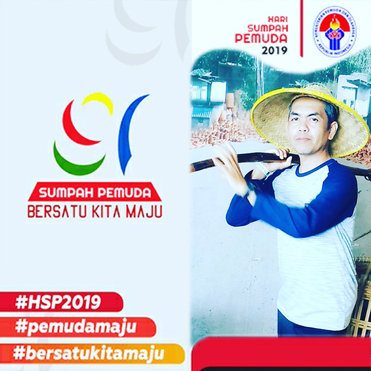 Selamat Hari Sumpah Pemuda
#HSP2019 
#pemudamaju 
#BersatuKitaMaju