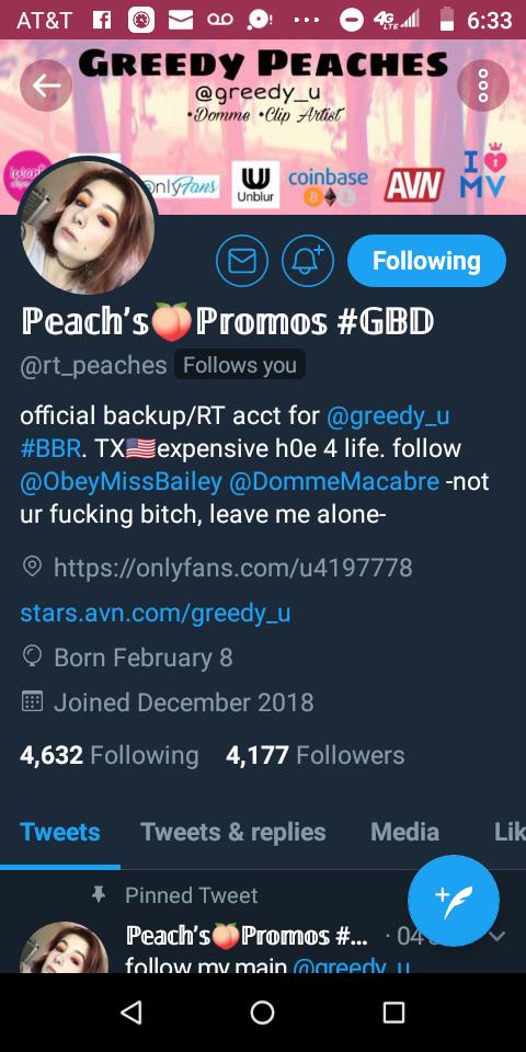 CloudGangPromos's tweet photo. #Follow @greedy_u
And her #rtaccount @rt_peaches
Tag for exposure! https://t.co/NiYlLVhmwt