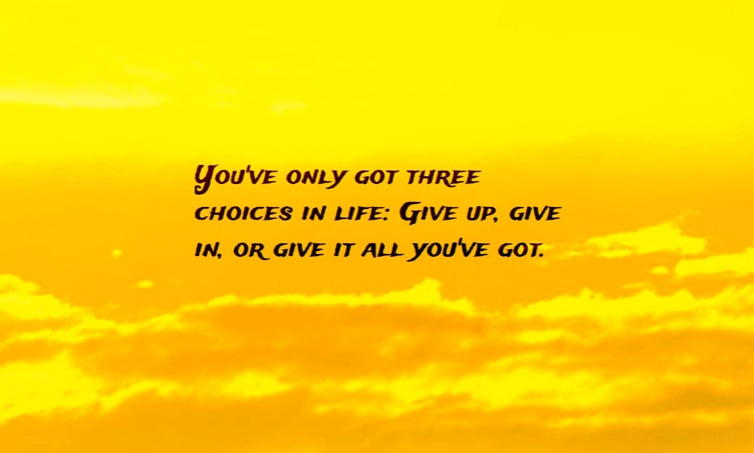 NizerDirect's tweet image. #quotes #giveitall