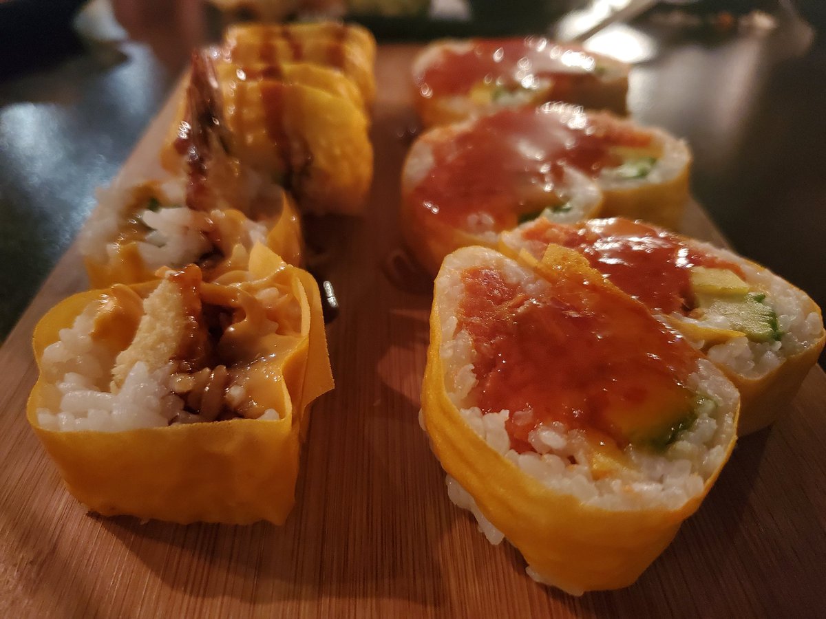DoFoodBetter's tweet photo. Happy birthday to my sweet daughter, Steph! She lives her sushi! Thank you #WasabiSaratoga for a delicious celebration! https://t.co/2FE7HuRJwq