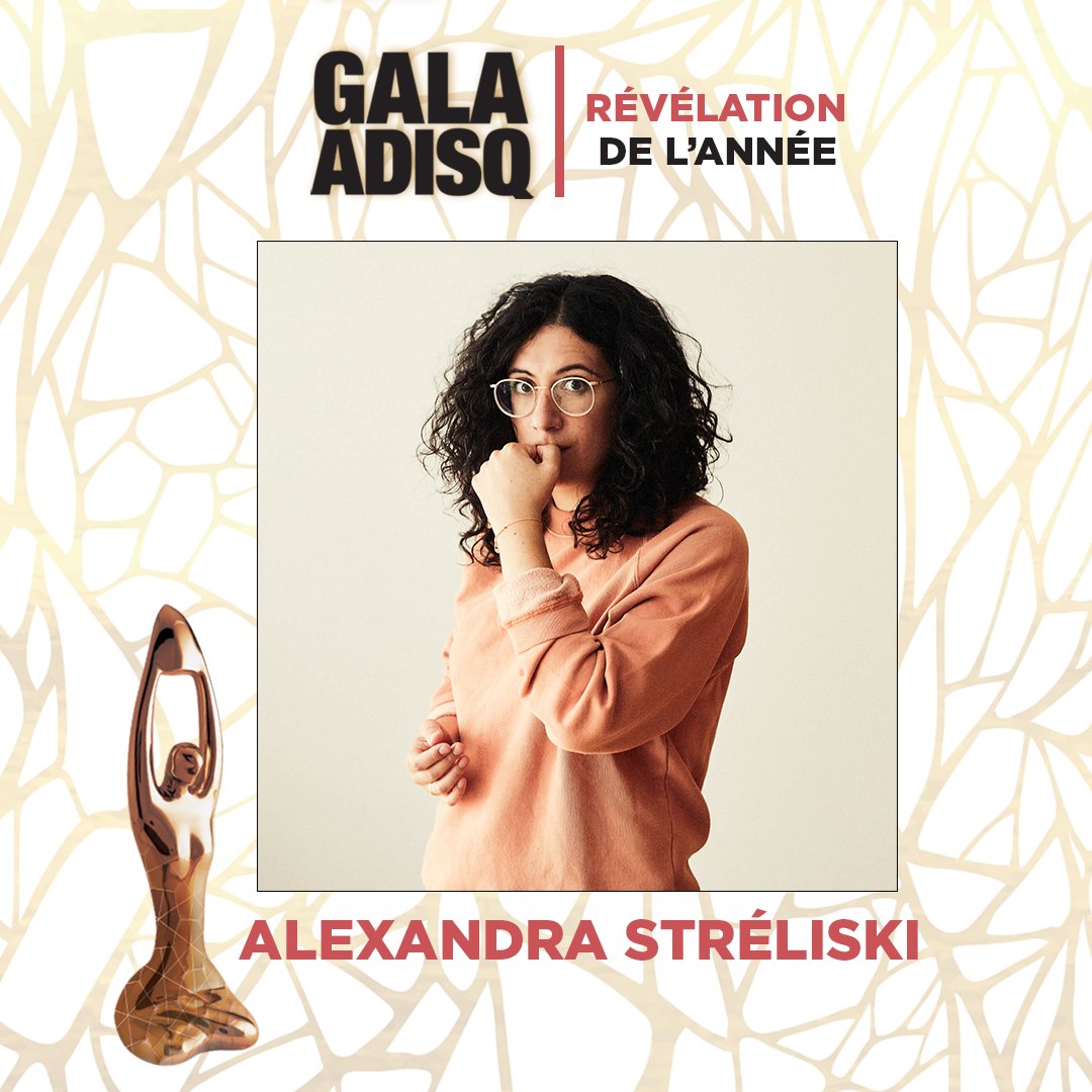 La « Révélation de l'année » 2019 est … <a href="/alexstreliski/">Alexandra Stréliski</a> ! 💙 Elle a aussi remporté le Félix pour « Album de l'année - Instrumental » plus tôt cette semaine.