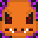 Necrodius's tweet photo. @pixel_imp thought I'd try my hand at another, inspired by you having Charmander and my recurring haunting of Gastly lol it's my sad attempt of 8bit Shadow Charmander #8bitPainter #PixelArt #ShadowCharmander #8bit #Pokemon #Charmander https://t.co/1WLCeJowGX