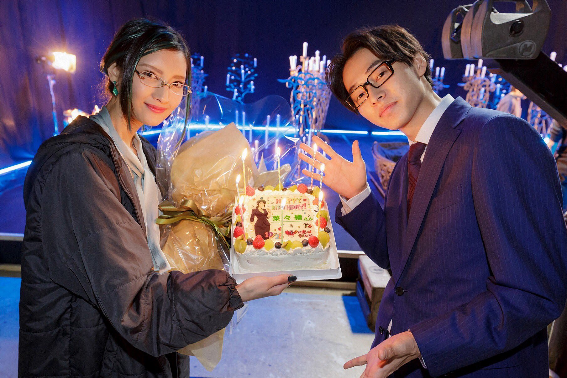 ヲタクに恋は難しい ヲタ恋 樺倉太郎 小柳花子 バースデーブロマイド セット ヲタクに恋は難しい ヲタ恋 樺倉太郎 小柳花子 バースデー