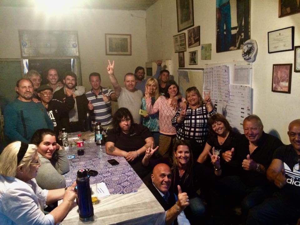 Gracias a toda la lista 71 y fundamentalmente a mis compañeros del pueblo Victoria la teja,orgulloso de este grupo viva la patria