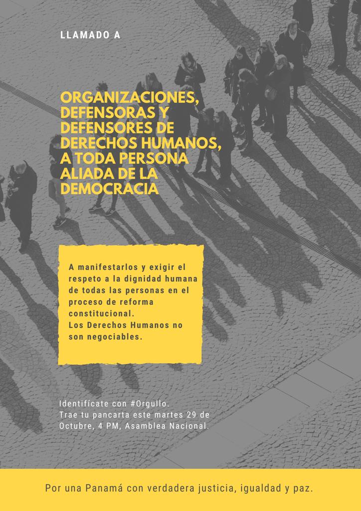 Los derechos humanos no son negociables.