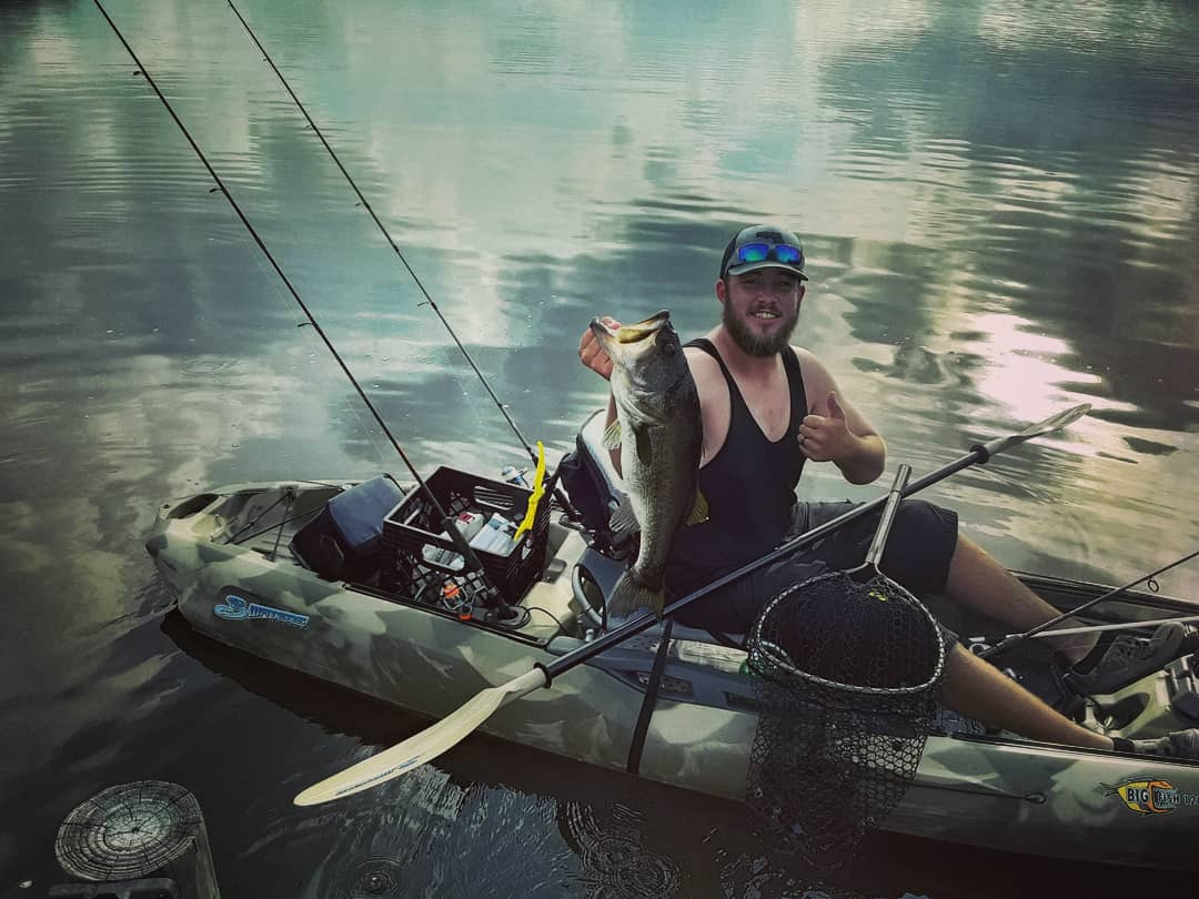 FishingOtb's tweet photo. New kayak pb can you guess the weight #newpb #bigbass #bucketmouth #kayakfishing #3waterskayaks #bigfish120 #floridafishing https://t.co/ohbqCm8rBc