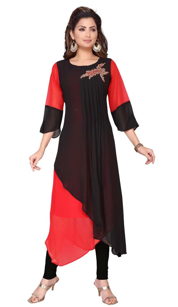 plus size party wear kurtis