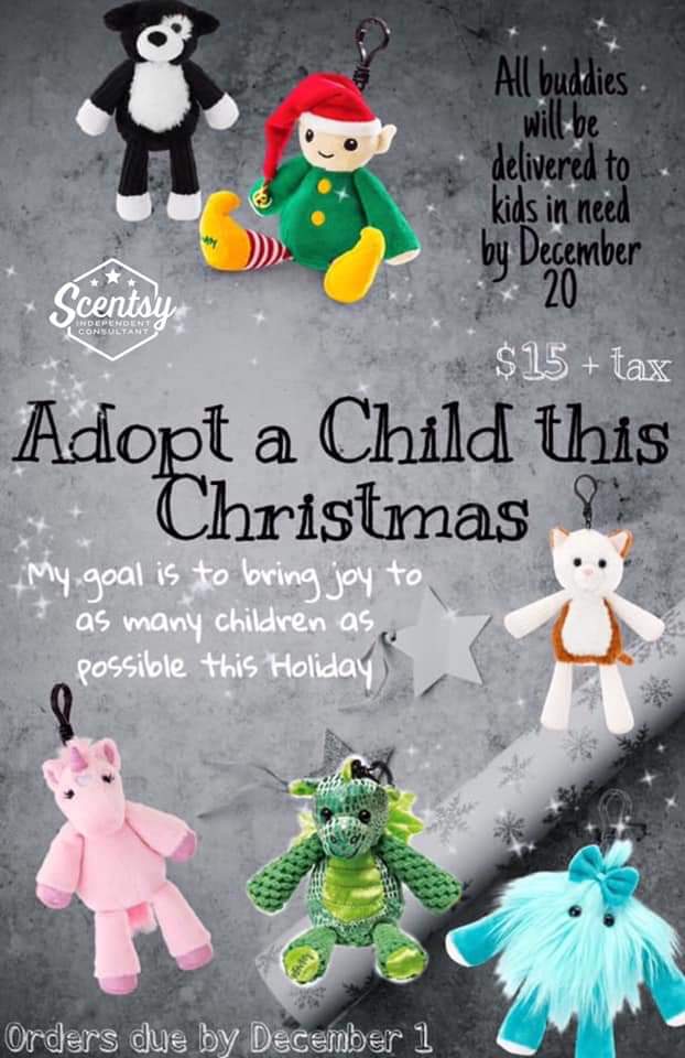 KeepCollective1's tweet image. This Holiday season I would like to deliver Christmas Buddy to all children in the hospital.&amp;amp; Those in need!.Please consider by clicking the link &amp;amp; ordering one! #fundraising  #Christmas #holidays  #helpinghand 
Lovelyscentsbykim.Scentsy.us/party/11484244… a Child This Christmas!
@SantaClausWay