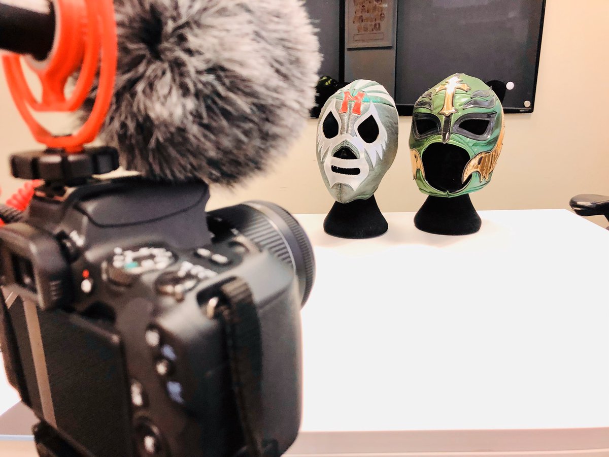 We’re in Sydney today, filming some “talking heads” at the #MadMex Head Offices and restaurants. These guys haven’t been too chatty though! #HumansofRetail #webseries #luchadore