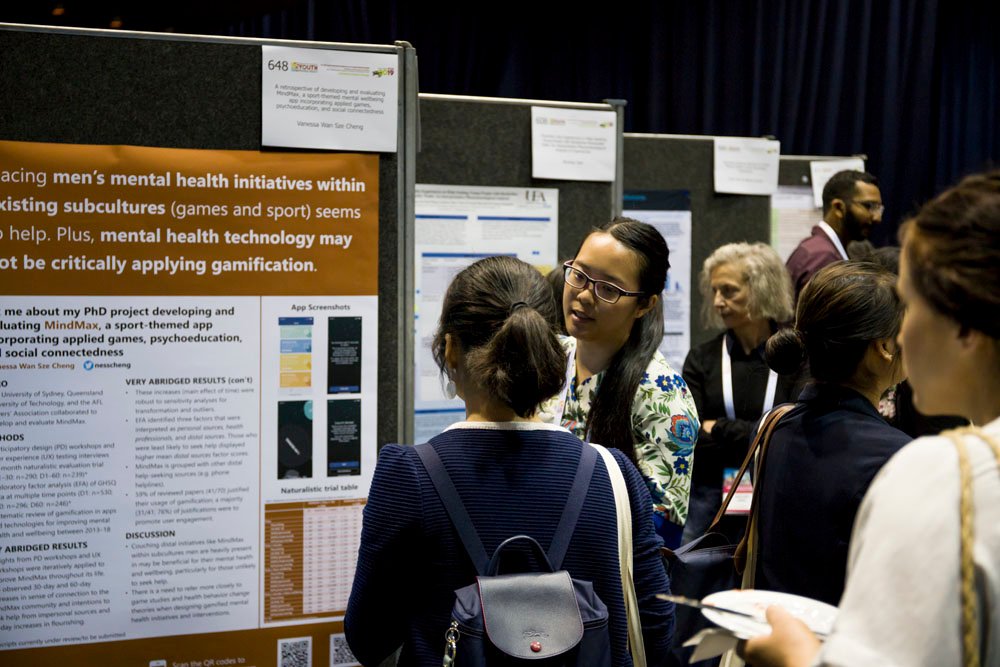iaymh's tweet photo. Our poster sessions are great ways to learn and awesome conversation starters. Drop in at your next morning tea, lunch or afternoon tea break. #IAYMH2019 #youthmh https://t.co/yZVfO8Dd0v