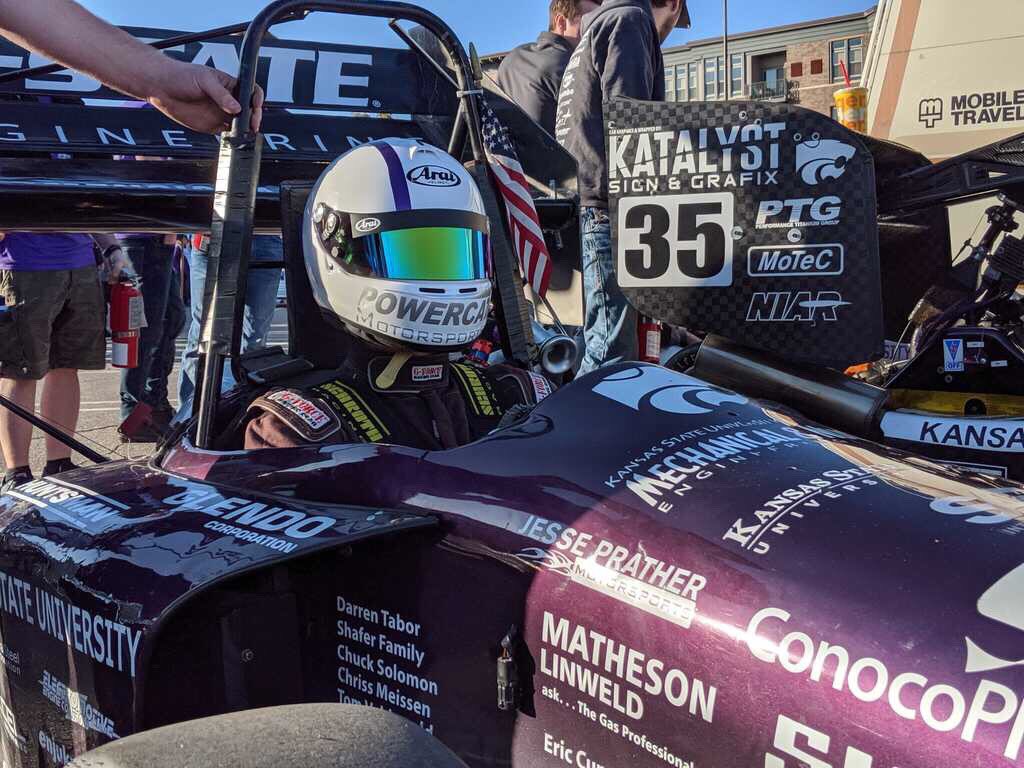 KSU_PowercatMS's tweet photo. Powercat Motorsports won the Student Organizations Homecoming!

We are proud to be involved around campus, and we love showcasing what our team from the College of Engineering produces each year! At the 2019 Homecoming parade we had 4 cars rolling through. Thank you team! https://t.co/PaEpCsBZD7