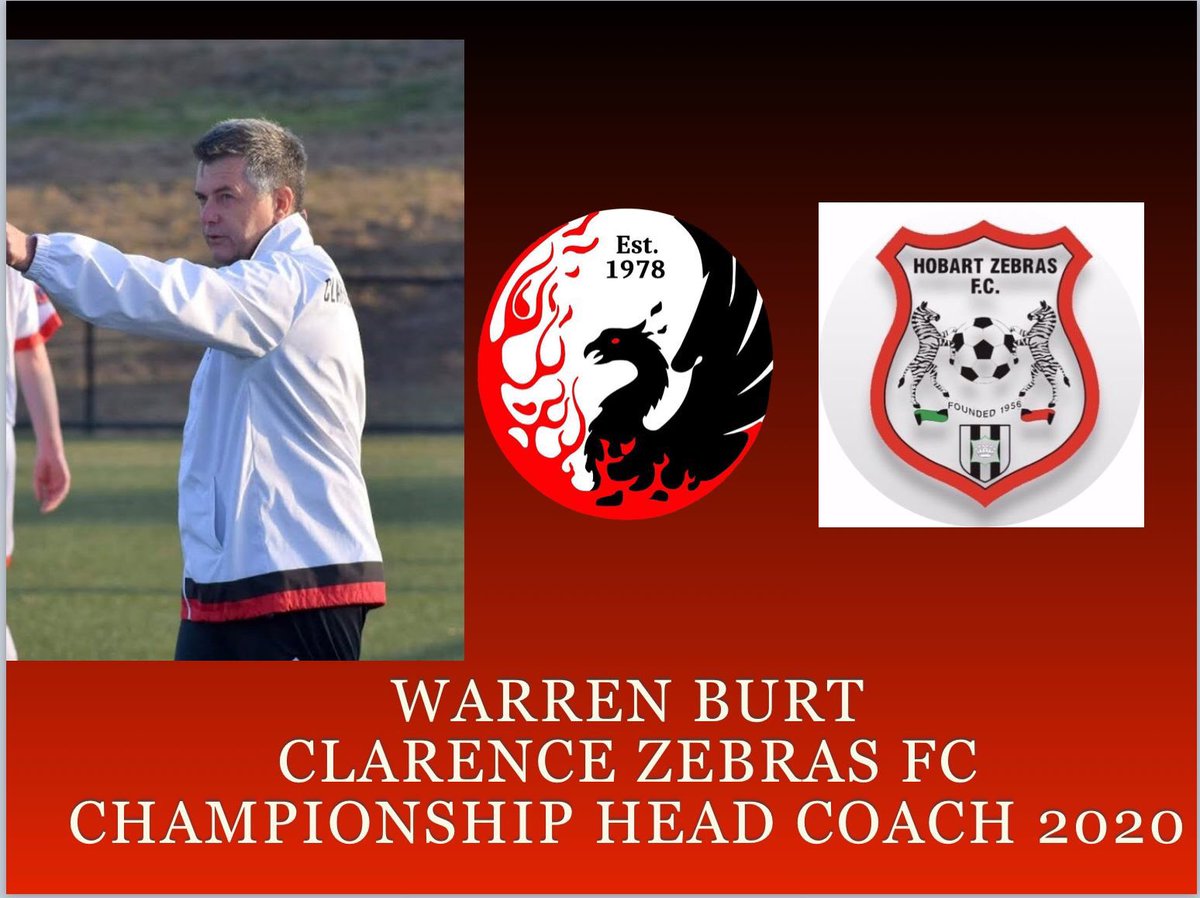 We are very pleased to announce that Warren Burt has been appointed Head Coach of the Men’s Championship team for 2020 . Warren was the <a href="/ClarenceUnited/">Clarence United FC</a> NPL coach in 2019 , prior to that working as an NPL Assistant coach at <a href="/HobartZebrasFC/">Hobart Zebras FC</a> &amp; 3 years as NPL Youth Coach Brisbane