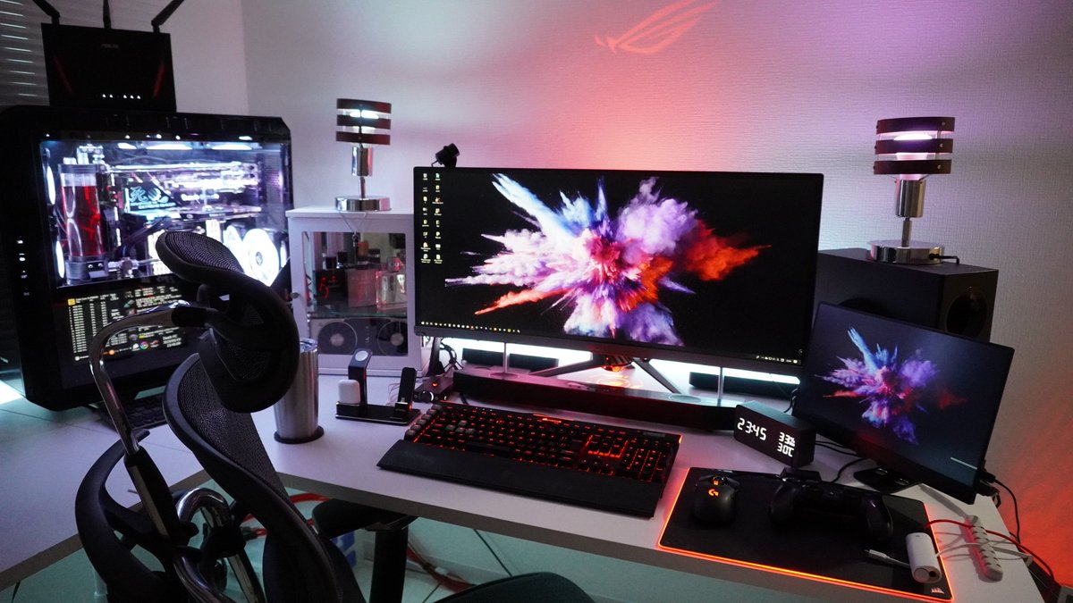 ASUS PG348Q 34型 3440x1440 100Hz IPS ASUS XG438Q 43型 4K 120Hz VA