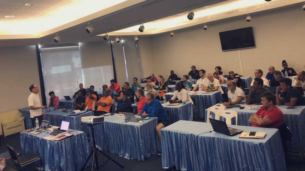ITFCoaching's tweet image. Today, following the conclusion of the 21st ITF Worldwide Coaches Conference 2019 by BNP Paribas, 41 coaches who are representing over 35 different nations, are taking part in a specific workshop for ITF Tutors #ITFWCC #tennis #coaching #tutors
