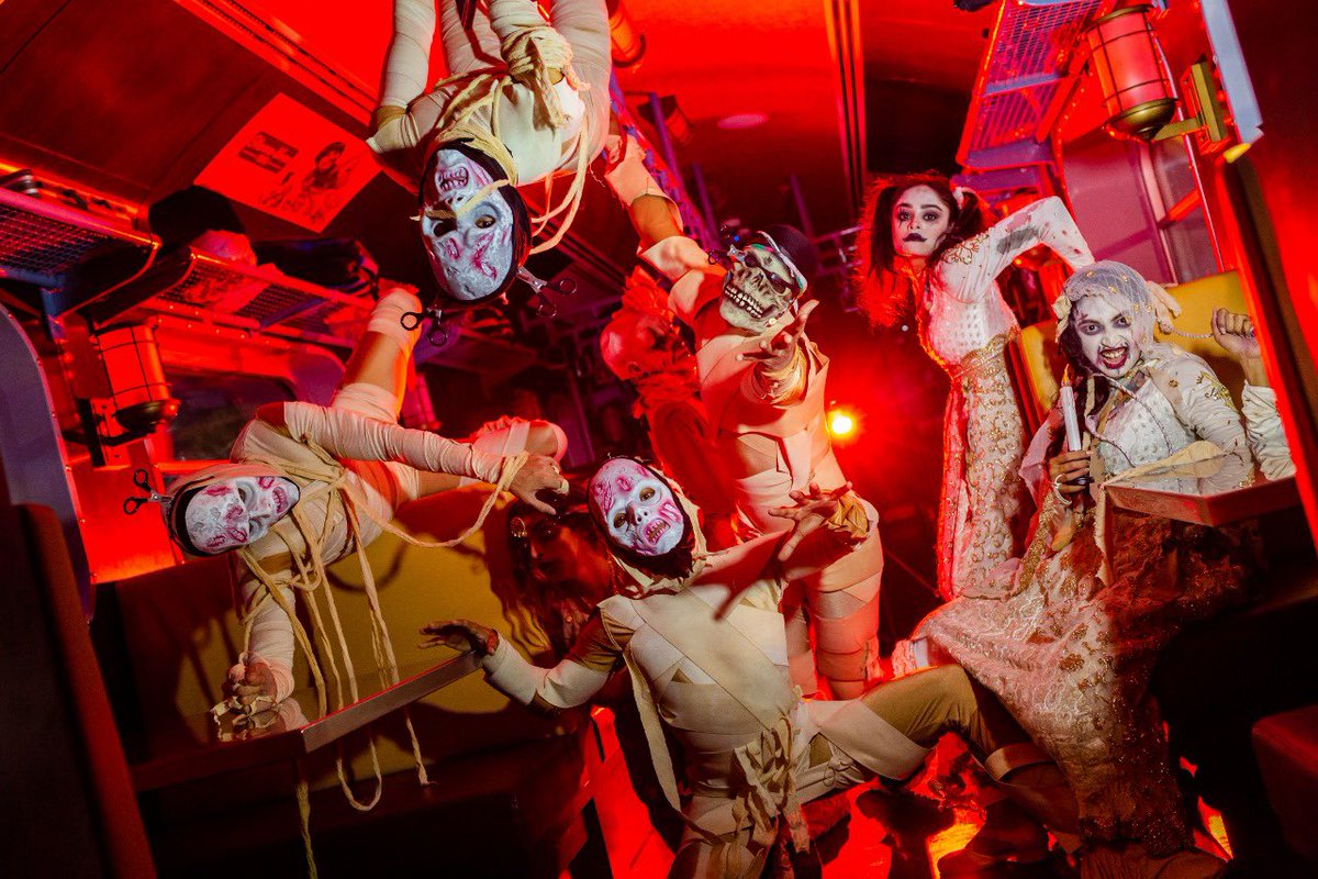 bollywoodparks's tweet photo. Only 2 days to go for #Bollyween, tickets are going fast and here’s your chance to win 2 tickets to join the spooks☠️!
All you have to do is follow us, like this tweet &amp; reply by tagging a brave friend you want to experience the thrills &amp; scares with at #BollywoodParksDubai 🔥 https://t.co/TSPchyvC54