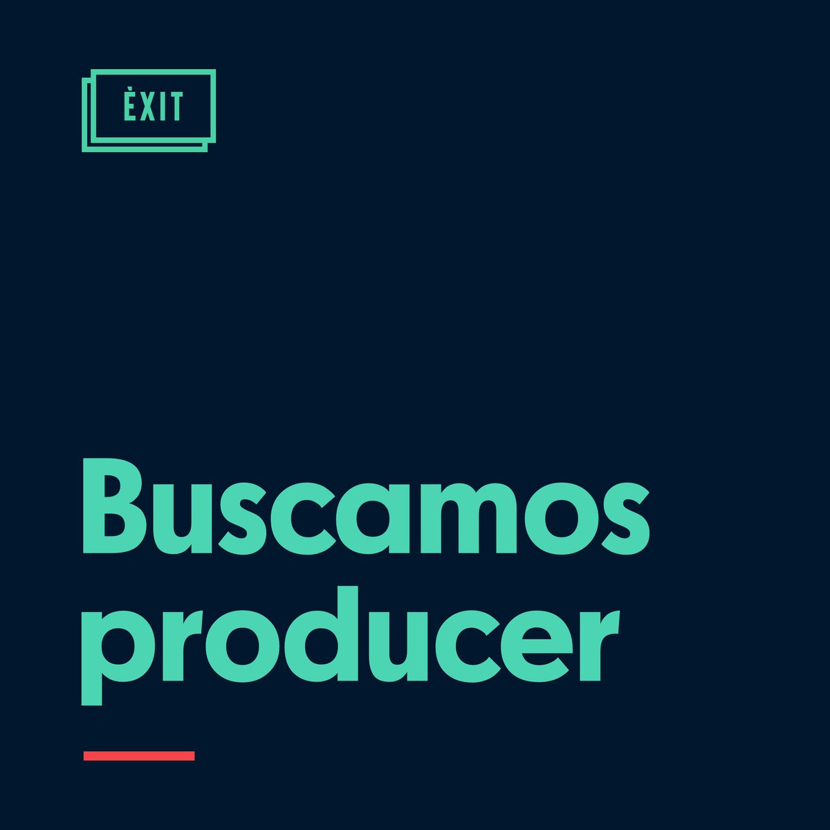 Lunes bonitos 😀 👇
@Exit_up busca Producer para gestionar las producciones y el tráfico de trabajo de la Agencia.
🖊 Envía CV a enter@exit-up.com.
m.facebook.com/job_opening/41…