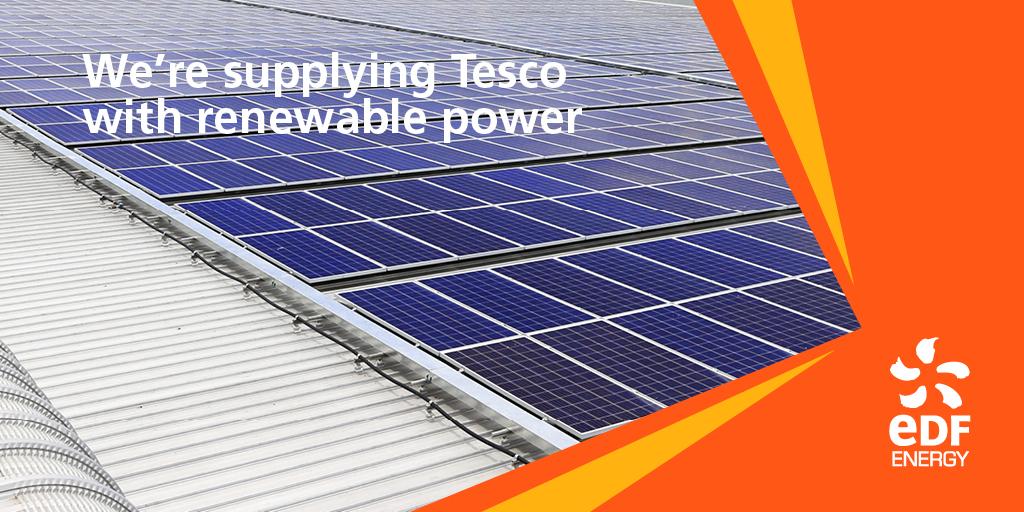 #EDFRenewables has signed 3 corporate Power Purchase Agreements with #Tesco to install #lowcarbon #solar PV panels on the roofs of 17 stores in England and build two #onshorewind farms in Scotland to provide Tesco with low-cost renewable electricity bit.ly/31SAgcE