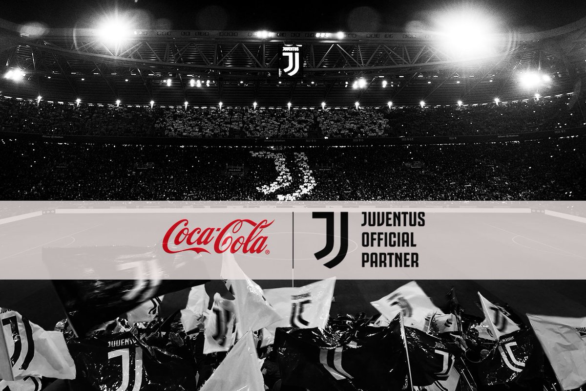juventusfc's tweet photo. Juventus e @CocaColaIT , insieme! 🤝 
https://t.co/Ga52jg2ikv https://t.co/AVJjBTWX6e
