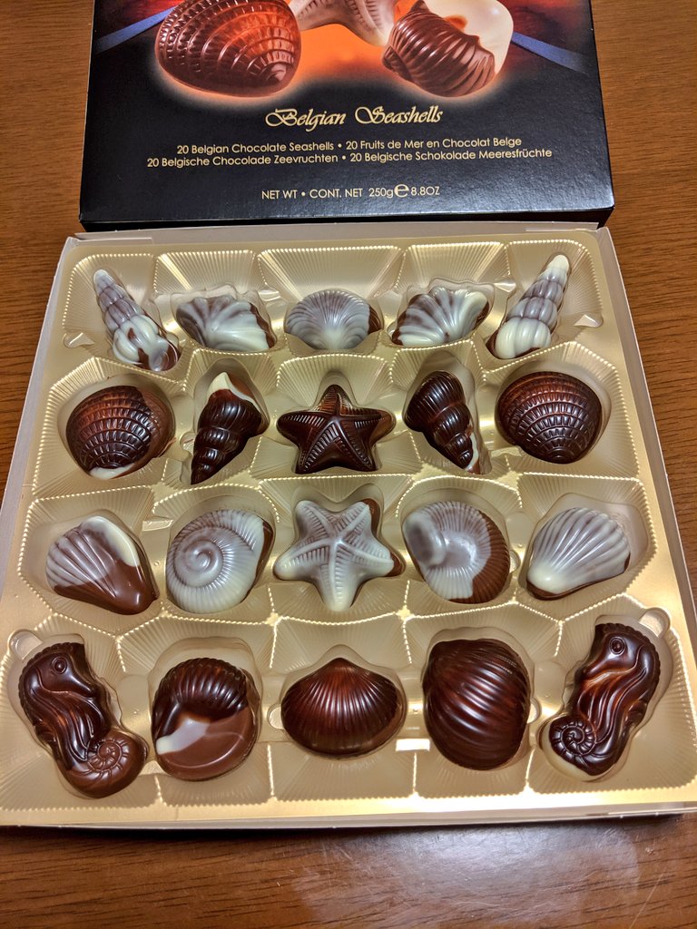 めだま Twitterren 業務スーパーで見つけたベルギーのシェルチョコ 昔からお土産とかでもらうとめっちゃ嬉しくてしばらく眺めたりして大切に食べたな そしてやっぱりめっちゃおいしい 中がとろっとしてる これで350円くらいだったから超おすすめ