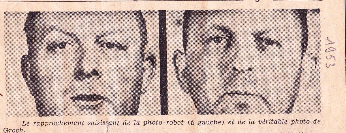 PoliceHistoire's tweet photo. L'#inspecteur de police #Courbon, chef de l'#IJ_SRPJ_LYON créateur du 1er #portrait_photo_robot. @PoliceNat69 https://t.co/TeOerKjJUo
