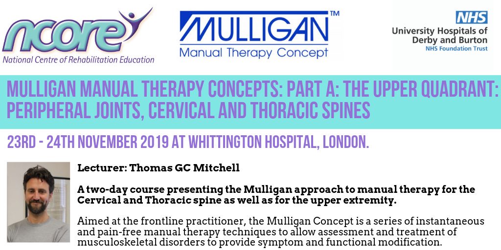 Ncore On Twitter Secure You Place To Our Mulligan Manual Therapy