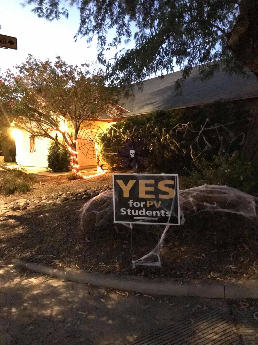 yes4pvstudents's tweet photo. Happy Halloween week! Be sure to mail your ballot by 10/30! 🎃 👻 https://t.co/HJDIxYzgBS