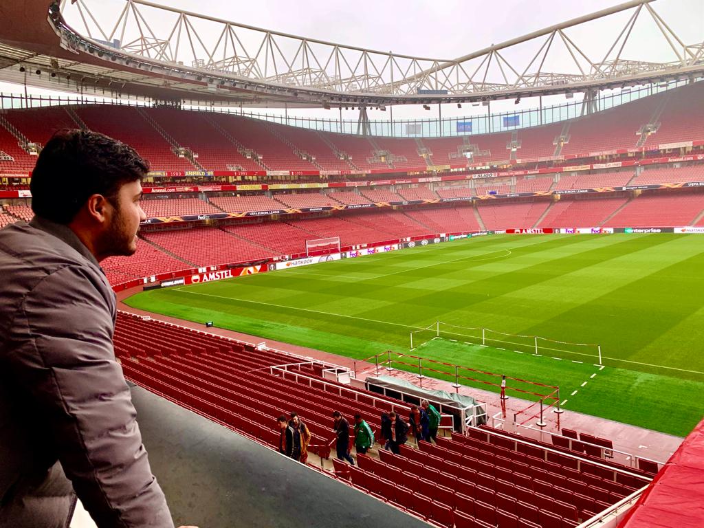 SaugatWrites's tweet image. No more a dream now. Checked in at #EmiratesStadium in London last week. That was simply awesome. #WeAreTheArsenal #GoonerFamily