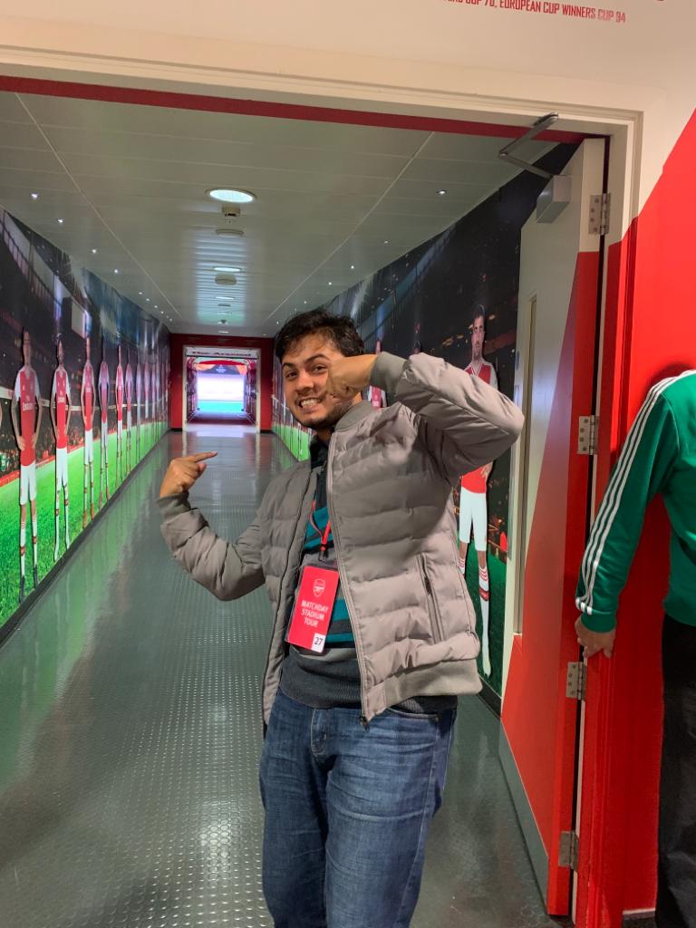 SaugatWrites's tweet image. No more a dream now. Checked in at #EmiratesStadium in London last week. That was simply awesome. #WeAreTheArsenal #GoonerFamily