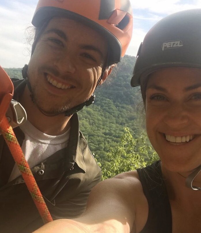 Climbing at Leda @chatanooga_fun what a trip!