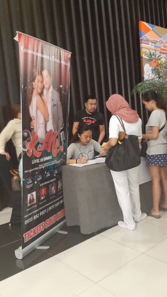 Visit SMX Convention Center, SM Lanang Premier Davao for Releasing of VVIP Tickets Until 5pm only. 

#KathNielLiveInDavao