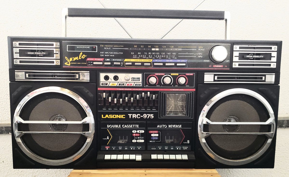 新作入荷!!】 80s LASONIC ラジカセ - ラジオ - revista