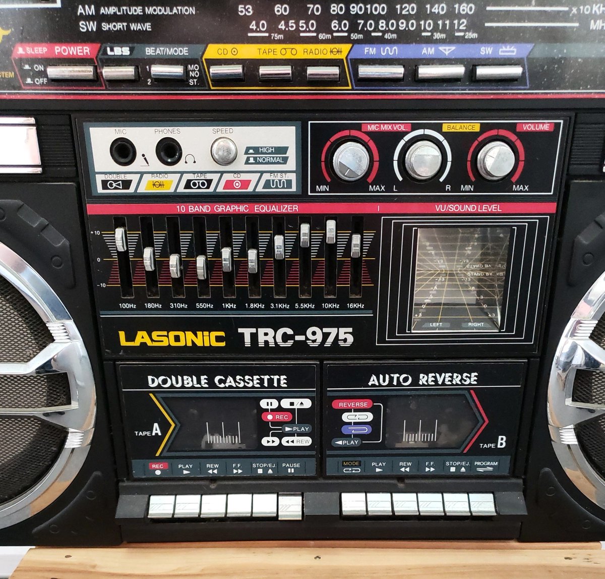 新作入荷!!】 80s LASONIC ラジカセ - ラジオ - revista