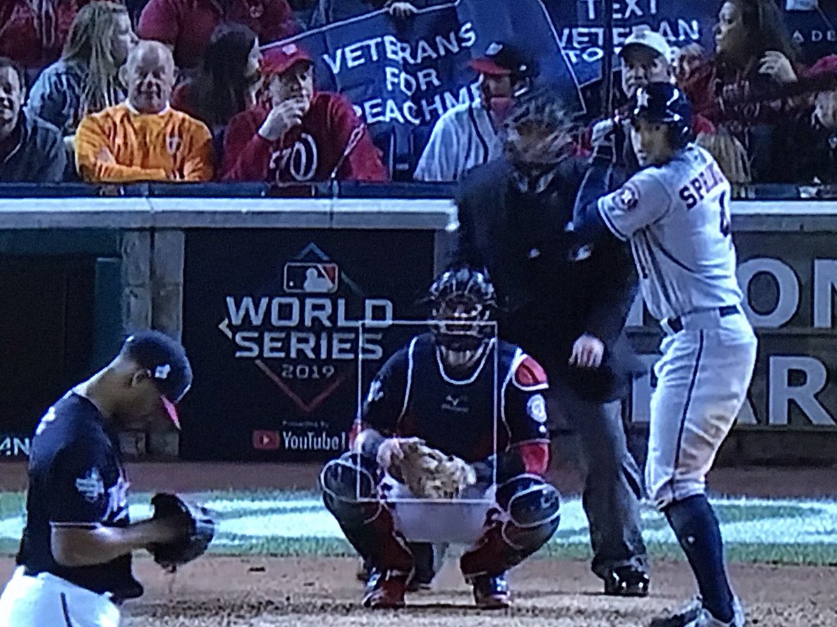 @ResistXIIXVXIX @mattgaetz I love the 'Veterans for Impeachment' signs behind the umpire.